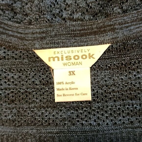 - Exclusively,  Misook woman cardigan size 3x - Picture 8 of 11